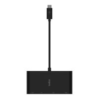 Belkin  USB-C 10cm Cable to HDMI, VGA, DVI and DisplayPort - Black