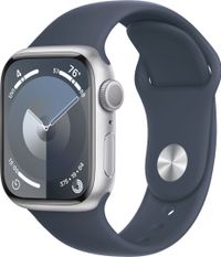 Apple Smart Watch Series 9 41MM/SM (MR903LW/A) Silver Aluminum / Storm Blue