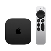 Apple Tv 4k (3rd Gen) Wi-Fi + Ethernet & Siri Remote (MN893LL/A) 128GB Black