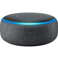 Echo Dot 3rd Gen Smart Speaker with Alexa Bluetooth and Wi-Fi Connectivity Charcoal