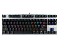 Meetion MK04 TKL RGB Backlit Multimedia Blue Switch Mechanical Gaming Keyboard