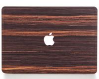 MACBOOK SKIN / COVER - WOOD VENEER - EBONY - FOR PRO 13 w/Thunderbolt