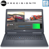 Dell Precision7720 Mobile Workstation | Intel Core i7-6th Generation | 6GB Graphic Nvidia Quadro | 16GB RAM | 512GB SSD | Screen 17.3" | ENG KB | Windows 10