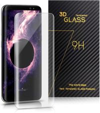 TOPLUS Samsung S8 Tempered Glass Case-Friendly Screen Protector 9H Hardness and 3D Curved Screen Cover with Transparent Shatterproof Phone Case for Galaxy S8  Transparent