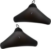 WENKO Hanger Deep Blue - set of 2, inflatable, Polyethylene, 42.5 x 22 cm, Black