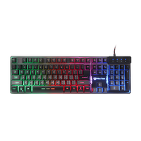 Meetion Colorful Rainbow Backlit Gaming KeyboardK9300