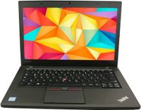 Lenovo ThinkPad T460, Intel Core i5-6th Generation, 8GB RAM, 256GB SSD, 14.1 inch