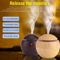 Wood Grain Cool Mist Humidifier for Car, Office, Home, School etc.(Multicolor)