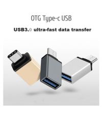 Type-C To OTG  USB Adapter Hi Speed Silver / Black / Gold