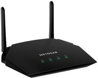 Netgear R6260-100UKS AC1600 (802.11ac) Dual Band Gigabit Smart WiFi Router (External Antennas Enhance WiFi Speeds up to 300Mbps + 1300Mbps), Black