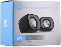 HP DHS-2111 Speaker Desktop Wired Mini Multimedia USB Speaker, Stereo, Subwoofer for Home, Mobile & Notebook