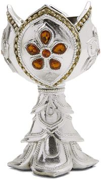 Opalina Aromatherapy Burner, Silver, 18 x 9 cm, 319Mf