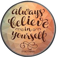 Macmerise Believe In Yourself Written Qi Wireless Charger for iPhone X