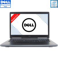 Dell Precision 7710 Mobile Workstation | Intel Core i7-6th Generation | 4GB Graphic Nvidia Quadro | 16GB RAM | 512GB SSD | ENG KB | Windows 10