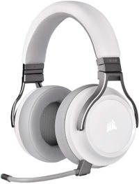 CORSAIR VIRTUOSO RGB WIRELESS High-Fidelity Gaming Headset, White, CA-9011186-NA