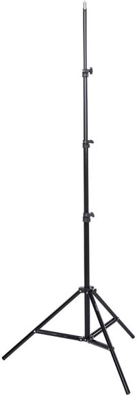 Interfit LS101 Studio Essentials Lightweight - 7'6" Value Light Stand, Black