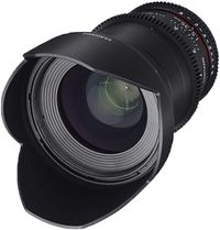 Samyang 35mm T1.5 VDSLR II Lens for MFT Micro Four Thirds, Black.