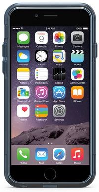 PureGear Slim Shell PRO for iPhone 6s/6 - Clear/Blue