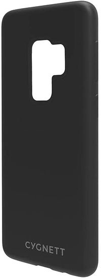 Cygnett Skin Slimline Case Soft Touch Flexible Shell Slim & Lightweight Works with Wireless Chargers Raised Camera Bezel Scratch Resistant Edge to Edge Shockproof for Samsung Galaxy S9 Plus - Black