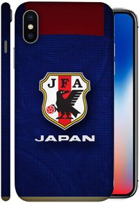 ColorKing Apple iphone X Football Blue Case shell cover - Fifa Japan 02/Multi Color/One Size