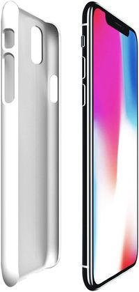 جراب كلاسيكي غير لامع لهاتف iPhone XS/iPhone X من Stylizedd - Shemag (أسود)