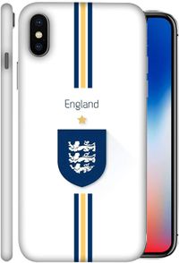 Colorking Apple Iphone X Football White Case Shell Cover - Fifa England 01 - One Size