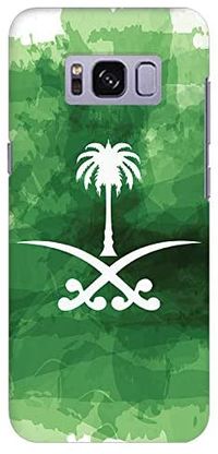 Stylizedd Samsung Galaxy S8 Plus Slim Snap Case Cover Matte Finish - Saudi Emblem - Green