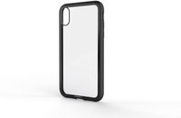 Cygnett Ozone Case, Scratch Resistant, Shock Absorbent Soft TPU Frame, Double Tempered Glass Case, Full Back Protective Cover, Wireless Charging Friendly, Easy Fit iPhone X Plus - Glass Case in Black/Glass Black