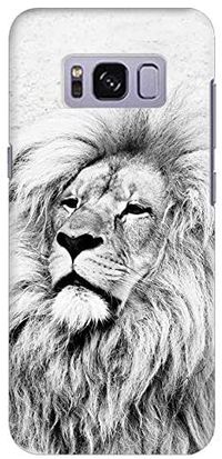 Stylizedd Samsung Galaxy S8 Slim Snap Case Cover Matte Finish - Wise Lion - White