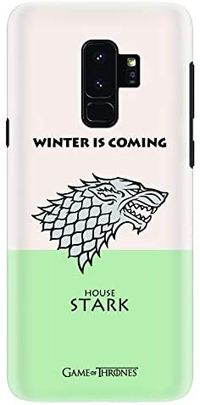 جراب Stylizedd لهاتف Samsung Galaxy S9 Plus رفيع بتصميم غير لامع - Got House Stark - متعدد الألوان/One size