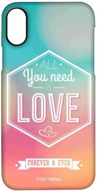 Macmerise All You Need Is Love Pro Case For Iphone Xs Max - Multi Color