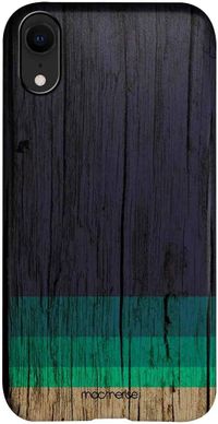 Macmerise IPCIXRPMI2298 Wood Stripes Blue - Pro Case for iPhone XR - Multicolor (Pack of1)