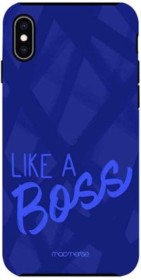 Macmerise IPCIXMTMI1114 Like A Boss Blue - Tough Case for iPhone XS Max - Blue (Pack of1) - One size.