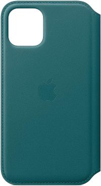 Apple Leather Folio (for iPhone 11 Pro) - Peacock Peacock Deep Sea Blue