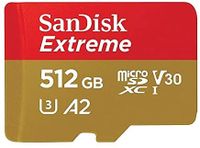 SanDisk Extreme microSDXC UHS-I Card- 512GB/Multicolor