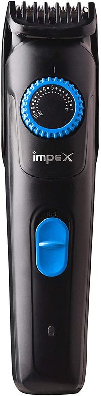 Impex Tidy-220 800mAh 3W Cordless Rechargeable Hair Trimmer Shaver for Men 50 mins Backup, Black