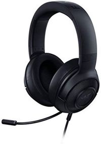 Razer Kraken X Lite: Ultralight Gaming Headset, 7.1 Surround Sound, Lightweight Frame, Bendable Cardioid Microphone, For PC, Xbox, PS4 & Nintendo Switch, Classic Black, RZAUKR08RT /Black/One Size