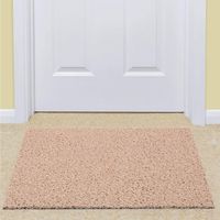 Kuber Industries Rubber 1 Piece Door Mat 16x24'' (Cream)