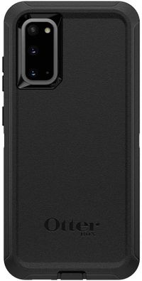 جراب OtterBox DEFENDER SERIES SCREENLESS Edition لهاتف Galaxy S20/Galaxy S20 5G (غير متوافق مع هاتف GALAXY S20 FE) - أسود/ علبة / أسود