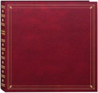 Pioneer MP-300/BG Photo Albums 300-Pocket Post Bound Leatherette Cover Photo Album for 3.5 by 5.25-Inch Prints, Burgundy