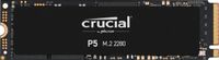 Crucial P5 1 TB CT1000P5SSD8 Internal Solid State Drive-up to 3400 MB/s (3D NAND, NVMe, PCIe, M.2, 2280SS), Black