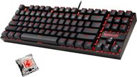 Redragon K552-2 87 Keys 60% Small Tkl Mechanical Gaming Keyboard (Black Red Led Backlit)/Multi color/one size