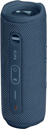 JBL Flip 6 Portable IP67 Waterproof Speaker with Bold JBL Original Pro Sound, 2-Way Speaker, Powerful Sound and Deep Bass, 12 Hours Battery, Safe USB-C Charging Protection - Blue, JBLFLIP6BLU