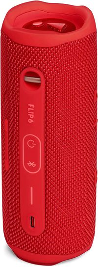 JBL Flip 6 Portable Bluetooth Speaker with 2-way speaker system and powerful JBL Original Pro Sound, up to 12 hours of playtime, in red, JBLFLIP6RED