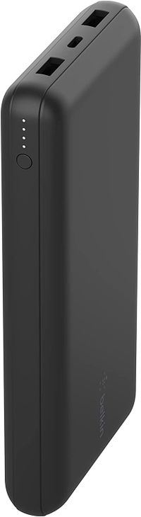 Belkin USB C Portable Charger 20000 mAh, 20K Power Bank with Triple Output, USB Type C Input Output Port and 2 USB A Ports - Black