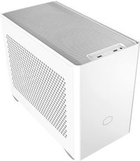 Cooler Master Nr200 White Sff Small Form Factor Mini-Itx Case With Vented Panel, Triple-Slot Gpu, Tool-Free And 360 Degree Accessibility, Without Pci Riser