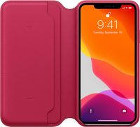 Apple Leather Folio (for iPhone 11 Pro Max) - Raspberry