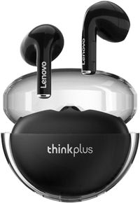 Lenovo Thinkplus LP80 Pro TWS Bluetooth Headphones RGB Light Wireless Earphone Low Latency Gaming Earbuds Sports Headset - Black