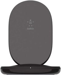 Belkin BoostCharge Wireless Charging Stand 15W (Qi Fast Wireless Charger for iPhone, Samsung, Pixel, more) - Black