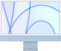 2021 Apple iMac (24-inch, Apple M1 chip with 8‑core CPU and 7‑core GPU, 2 ports, 8GB RAM, 256GB) - Blue